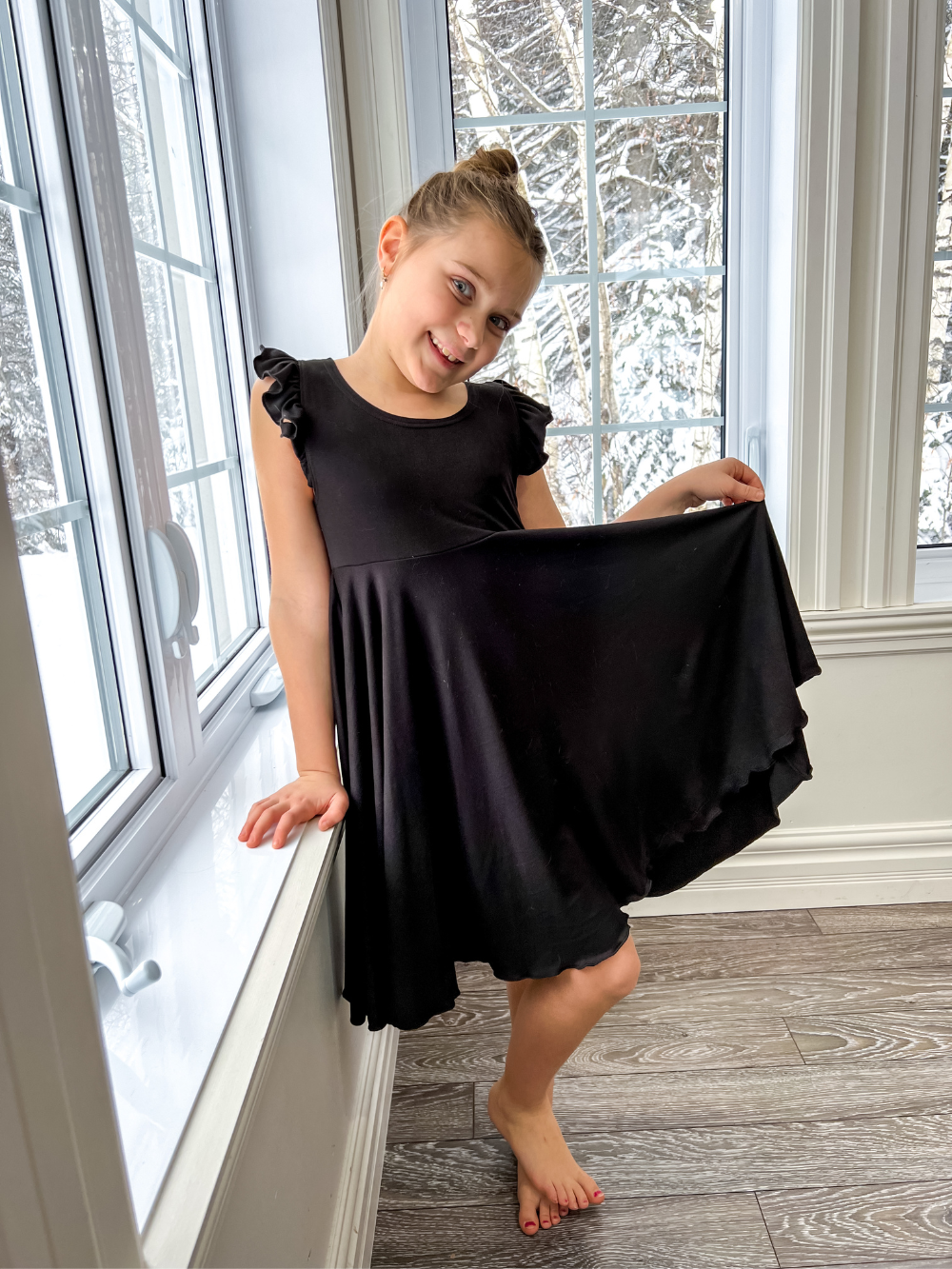 Robe noire enfant cheap