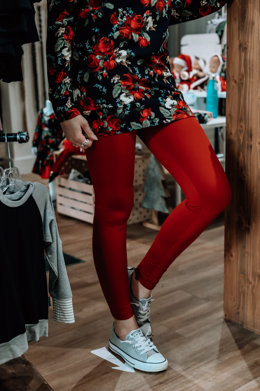 Leggings rouge 2025