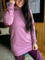 Tunique Vanessa, avec capuchon - Vieux mauve