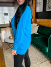 Tunique Vanessa - french terry Bleu flash