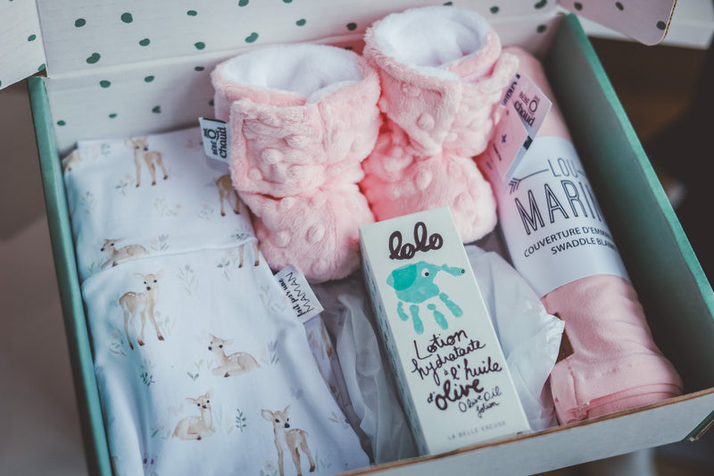 Boite-naissance 18 - Faons & Rose