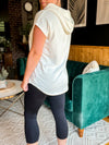 Legging Carole - Taille maternité - Mi-mollets - Noir satiné