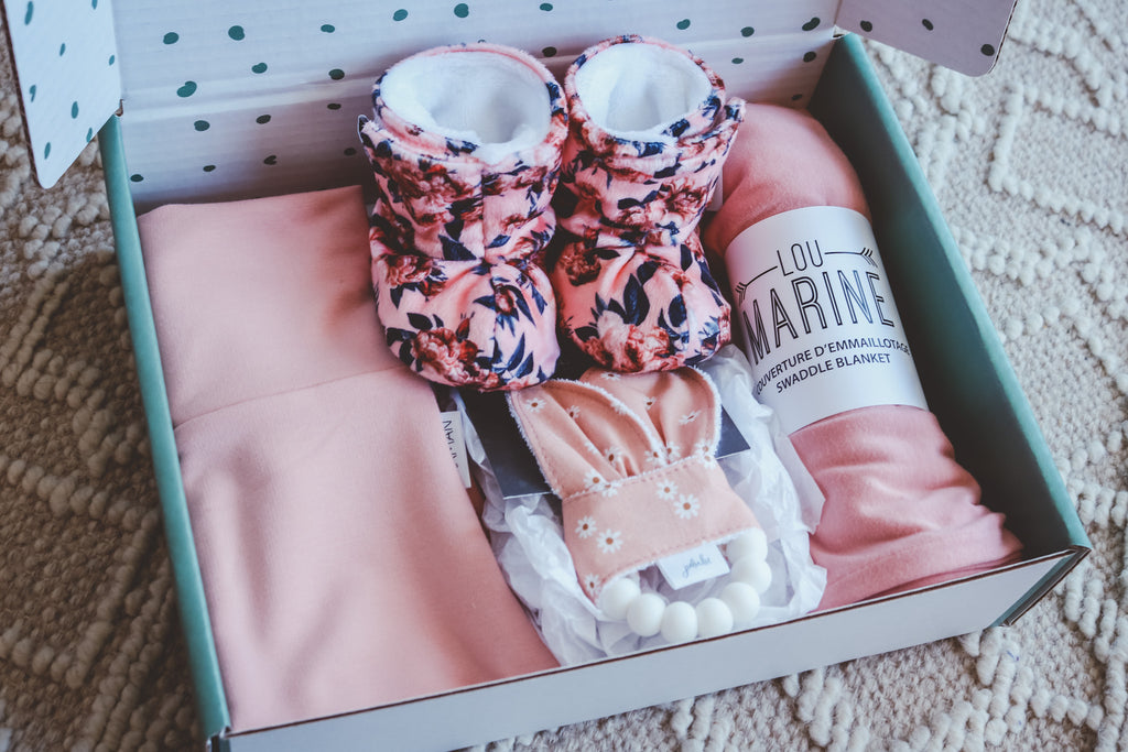 Boite-naissance 02 - Vieux rose et Pivoine